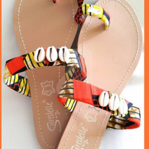 ankara sandals for ladies